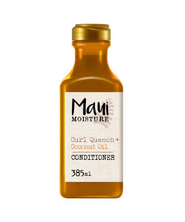Maui Moisture | Curl Quench + Coconut Oil Conditioner (13.5 oz Bottle) – Hydrating Hair Treatment with Coconut Oil – Vegan Conditioner for Thick, Curly Hair