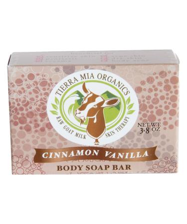 Tierra Mia Organics Body Soap Bar  Cinnamon/Vanilla  4.2 Ounce Cinnamon Vanilla 3.8 Ounce