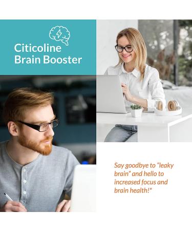 Vitaae Citicoline Brain Supplements - Memory & Focus Nootropic for Brain Health - Supports Throat Phlegm - Boost Mental Clarity & Cognitive Function - Buy Online on GoSupps.com