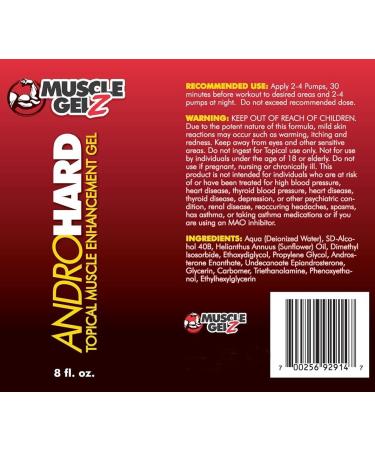 Andro Hard 8fl oz - Powerful Muscle Recovery and Performance Boost - Buy Online on GoSupps.com