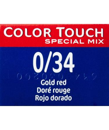 Wella Color Touch Special Mix 0-34 Gold Red 2 oz - Buy Online on GoSupps.com