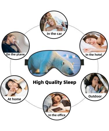 Polar Bear Soft Sleep Eye Mask | Breathable Travel Eye Patch for Women | Relaxation & Comfort - Buy Online on GoSupps.com