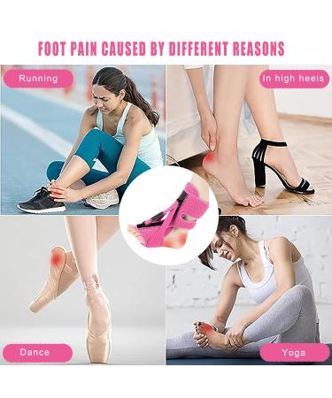 Valman Professional Plantar Fasciitis Night Splint - Comfortable Foot Brace for Heel Spurs & Flat Feet - Relief & Support - International Shipping Available (Pink - Buy Online on GoSupps.com