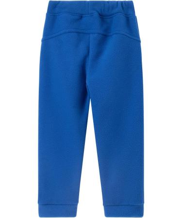 Spring&Gege Boys Jogger Pants - Polar Fleece Drawstring with Pockets | 3-4 Years | Royal Blue - International Shipping Available - Buy Online on GoSupps.com
