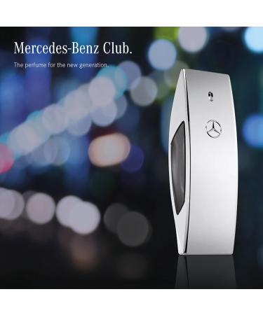 Mercedes-Benz Club - Elegant Fragrance - Sensual Woody Aromatic Notes - Mesmerize The Senses With Original Luxury Men s Eau De Toilette Spray - 3.4 oz Wood 3.4 Fl Oz (Pack of 1) - Buy Online on GoSupps.com