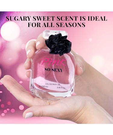 Pink So Sexy for Women Eau De Parfum - Floral Fruity Fragrance with Sugary Sweet Scent - Bergamot Apple & Whipped Cream - Fresh Sweet & Creamy - Luxurious Aroma in 100ml Bottle - Paraben Free - Buy Online on GoSupps.com