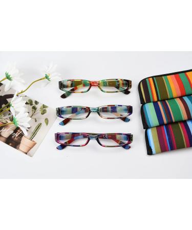 Eyekepper 3 Pack Women Reading Glasses - Stylish Patterns 2.0 Diopters International Shipping Available - Buy Online on GoSupps.com