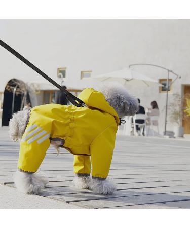 Waterproof Dog Raincoat with Reflective Strap - XL Yellow | Cosibell - Buy Online on GoSupps.com