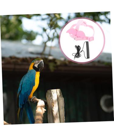 Beavorty 3 Sets Bird Leash Suspend Bird Harness Leashes -bite Training Bird Training Supplies Strap Outdoor 12X6X1.3CMx3pcs Pinkx3pcs - Buy Online on GoSupps.com