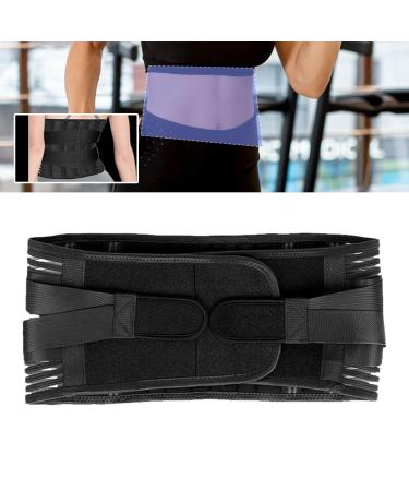 Menolana Back Support Belt for Men and Women Lower Back Brace Adjustable Comfortable with Lumbar Pad Waist Lumbar Support for Sport XL - Buy Online on GoSupps.com