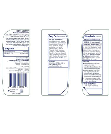 Cln&Clr Dual Moisturizer 4 Oz - Oil-Free Clean & Clear for All Skin Types | International Shipping Available - Buy Online on GoSupps.com