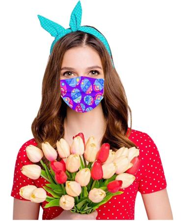 Shop WEXCV 10-Pack Easter Masks for Kids - Breathable 3-Layer Disposable Cloth Masks with Fun Prints Dustproof Protection for Mouth & Nose - Buy Online on GoSupps.com