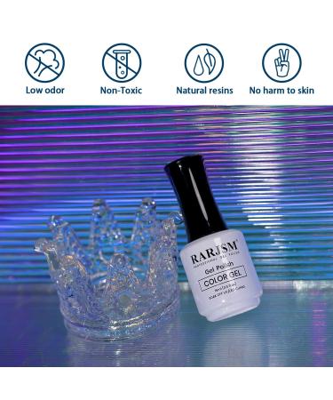 Buy RARJSM Chameleon Gel Nail Polish - Dark Blue to Purple Multichrome Color Changing Holographic Glitter - 15ml Soak Off DIY Nail Gel for Salon Quality Nails at Home - Buy Online on GoSupps.com