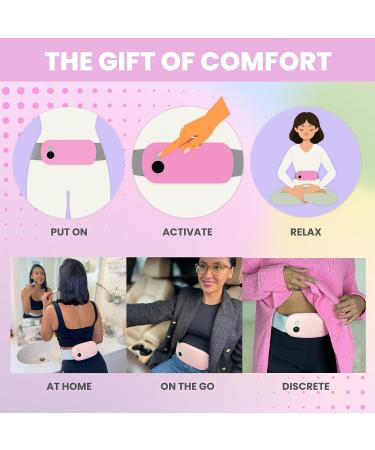 Portable Menstrual Heating Pad for Cramps & Period Pain Relief - Cordless 3 Heat Modes for Menstruation Cramp Relief. Ideal for PMS, Back Pain & Menstrual Cramps - Perfect for Women & Girls - Buy Online on GoSupps.com