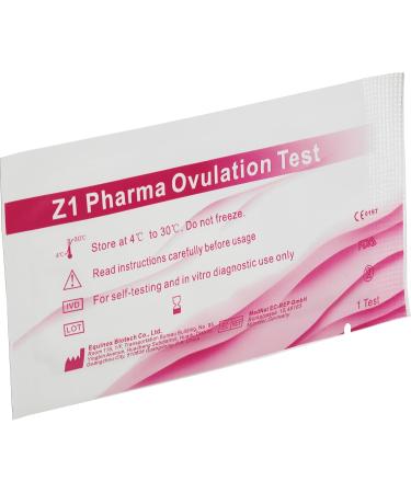 Buy 50x Z1 Pharma Ovulation Test - High Sensitivity 10mIU/ml - Fast International Shipping - Buy Online on GoSupps.com