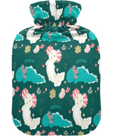 Cute Kawaii Axolotl Heat Bottle 2L | Soft Plush Hot Water Bottle for Kids & Adults | Winter Hand & Feet Warmer - Buy Online on GoSupps.com