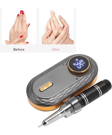 Manicure Pedicure Tools Portable Electric Nail File Set for Home Salon Use (Gray) - Buy Online on GoSupps.com