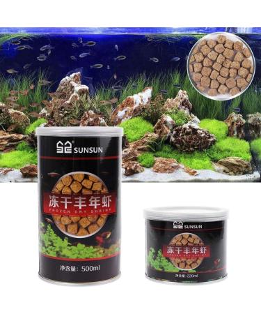 for Turtle Food Dried Freeze Shrimp Eggs for Ornamental Fish Water Turtles Small Pets 220ml 500ml Sealable Can Style2 - Buy Online on GoSupps.com