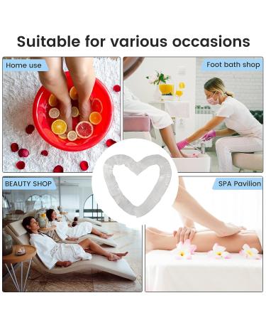 100 Pcs Disposable Foot Tub Liner - Clear Plastic Premium Spa Pedicure Liners - Large Size Thickening Disposable Liners - One Size Fits Most - Pedicure Spa Essentials - Buy Online on GoSupps.com