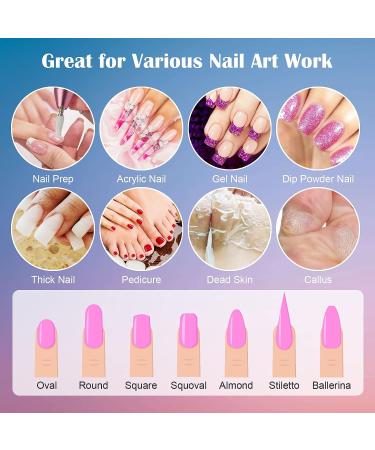 21Pcs Nail Drill Bits Set- Professional Ceramic Carbide Diamond Nail Drill Bit Set for Acrylic Gel Nails - Rolokit 3/32 Inch Nail Bits for Nail Drill E-File - Perfect for Home and Salon Use - Buy Online on GoSupps.com