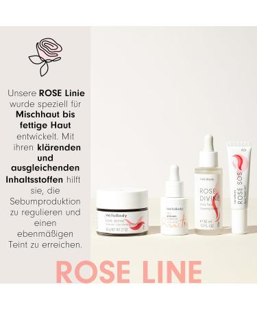 Hellobody Rose Refine Face Mask 50ml | Pore Cleaner & Natural Skin Care | Women s Face Mask for Removing Imprints - Buy Online on GoSupps.com