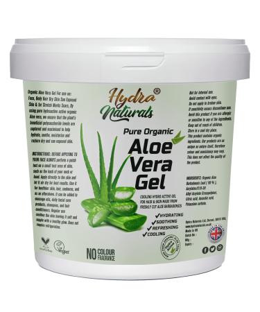 Hydra Naturals Aloe Vera Gel for Hair Skin Face Dry Skin and Multipurpose Made From Freshly Cut Aloe Vera All-Over Head to Toe 1000ml Large XXL Size