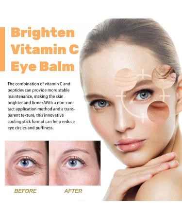 Vitamin C Eye Cream Stick Brighten Vitamin C Eye Balm Moisturised Glow Eye Care Stick Anti Wrinkle Eye Cream Stick for Puffy Eyes Cooling & Hydrating Eye Cream Moisturizer Stick Eye Cream Anti Aging - Buy Online on GoSupps.com