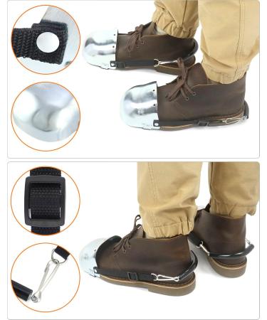 QWORK Steel Toe Metatarsal Guards - Adjustable Foot Protection for Men & Women | Universal Size - 2 Pairs - Buy Online on GoSupps.com