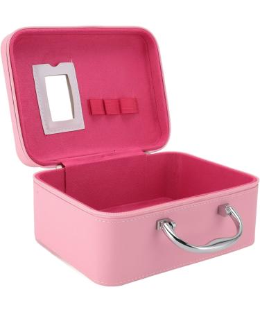 Eyelash Extension Storage Box Smooth Open Durable Waterproof Nail Tool Storage Box Pink for Travel (Pink) - Buy Online on GoSupps.com