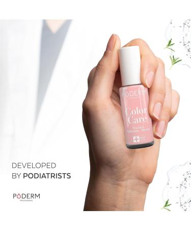 PODERM - FUNGAL NAIL INFECTIONS - Pink nail varnish TEA TREE - Prevention & Treatment of Nails Yellowed/Damaged by FUNGAL INFECTIONS - TREATS & COLOURS - foot/hand treatment - Swiss Made - Buy Online on GoSupps.com