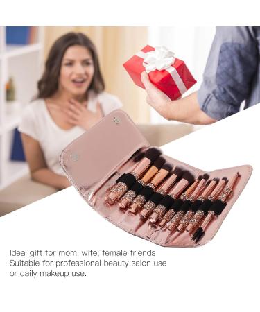 Professional Makeup Brush Set - Soft Hair Brushes for Loose Powder Eyeshadow & Eyebrows | Charming Beauty Kit with Storage Bag - Buy Online on GoSupps.com
