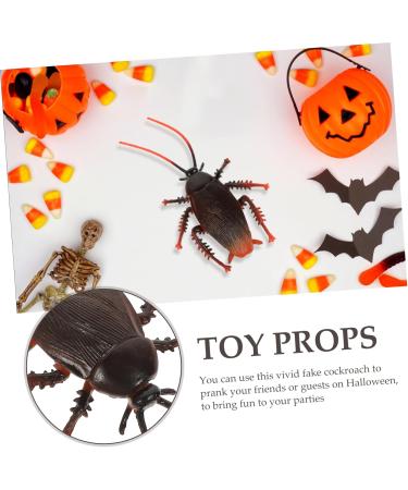 BESTonZON cockroach bug insect Realistic Roaches Toys Toy game props artificial Fake Cockroach halloween prank toys halloween fake Model child Vivid Cockroach solid props Gift tool - Buy Online on GoSupps.com