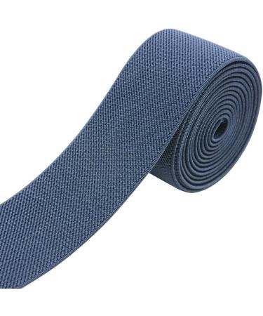 Strapcrafts 1.5 Wide Colored Double-Side Twill Woven Elastic - Navy Blue 2 Yards | 32080 - Buy Online on GoSupps.com
