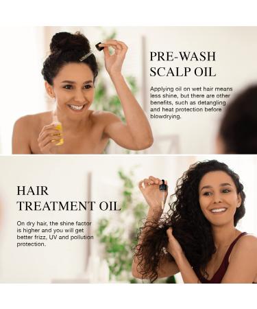 LPH LAB Hair Growth & Scalp Treatment Oil - For Dry, Damaged Hair, Itchy Scalp, Dandruff - 1.7oz/50ml - Buy Online on GoSupps.com