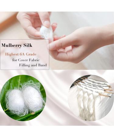 Mulberry Silk Eye Mask Sleep Mask for Women Sleeping Mask for Men Night Blackout Covers Blind Folds Patch Drowsy Blindfold Travel Flight Pure Sleep Masks for Women Champagne - Buy Online on GoSupps.com
