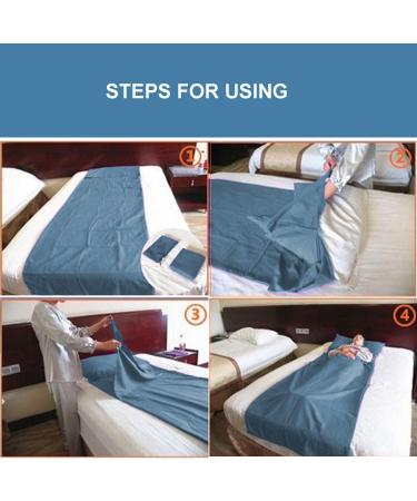 Portable Travel Sleeping Bag Liner - Lightweight & Compact Camping Sheets for Adults - Blue, 82.7 x 70.9 - Buy Online on GoSupps.com