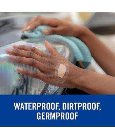 Nexcare Waterproof Clear Bandages for Knee and Elbow - 192 Count | Minimal Residue | Bath, Shower, and Pool Proof - Buy Online on GoSupps.com