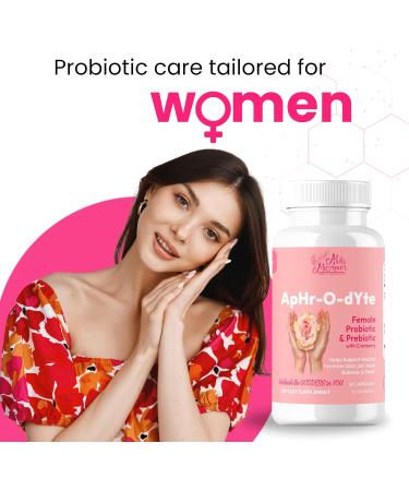 Mila Miamor ApHr-O-dYte Women s Probiotic and Prebiotic with Cranberry - Gluten-Free Non-GMO Supplement for Feminine Health pH Balance Odor Control Urinary Tract - 60 Capsules - Buy Online on GoSupps.com