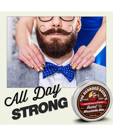 Bearded Goons 1oz Ridiculously Strong Beard & Handlebar Mustache Wax - Buy Online on GoSupps.com