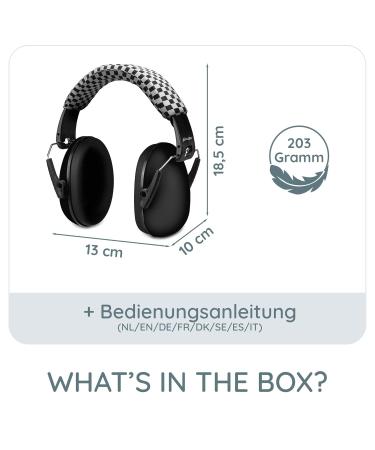 Alecto Baby BV-71BK Hearing Protection for Kids - Foldable 29 DB SNR - Ideal for Festivals & School - Black - Buy Online on GoSupps.com