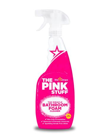 Stardrops - The Pink Stuff - Miracle Bathroom Foam Cleaner 750ml 25.36 Fl Oz (Pack of 1) - Buy Online on GoSupps.com