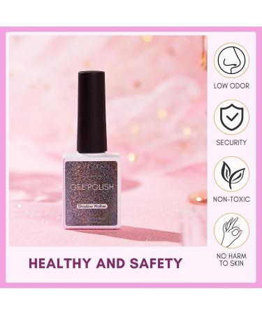 Makartt Cat Eye UV Gel: 10 ml Gel Nail Polish Glitter Magnetic with Cateye Magnet - Buy Online on GoSupps.com