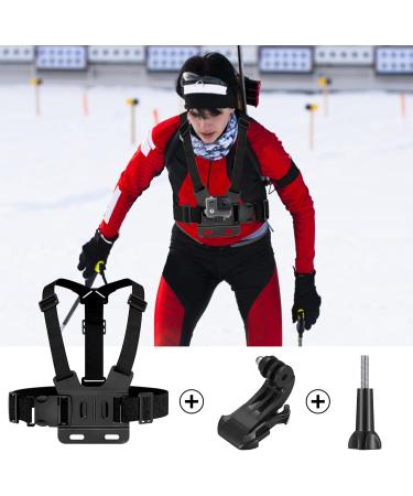 Universal 9-in-1 Action Camera Chest Strap Kit for GoPro Hero 9/8/7/6/5 SJCAM Insta360 Adjustable Accessories for Ultimate Stability - Buy Online on GoSupps.com