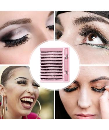 Besreey Lash Extension Kit - Cluster Lashes Lash Extensions Kit - Natural Look Individual Eyelash Eyelash Clusters Lash Clusters Kit for Eyelash Extensions 30d - Buy Online on GoSupps.com