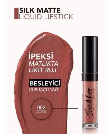 Silk Matte Liquid Lipstick in Fall Rosey - Long-lasting Formula - Buy Online on GoSupps.com