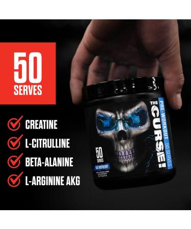 JNX SPORTS The Curse! Pre Workout Powder - Peach Rings - 50 Servings - Buy Online on GoSupps.com