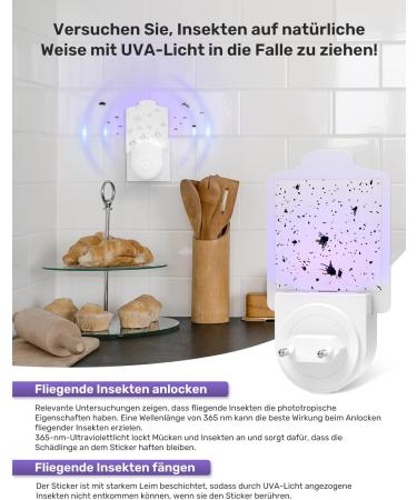YISSVIC Electric Fruit Fly Trap with UV Light & 5 Stickers - Effective Kitchen & Interior Solution - Buy Online on GoSupps.com