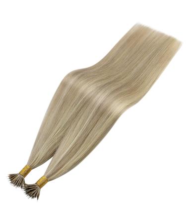 Buy Youngsee Nanoring Extensions - Real Hair Blonde Nano Rings 45cm 50g - Gold Blonde #16/24 Smooth & Easy to Use - Buy Online on GoSupps.com
