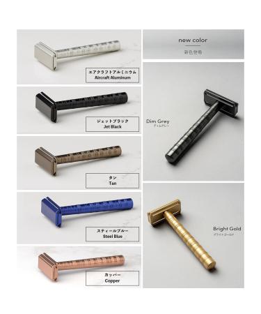 Henson Shaving AL13-M DE Safety Razor - Premium Steel Blue for a Superior Shave | International Shipping Available - Buy Online on GoSupps.com