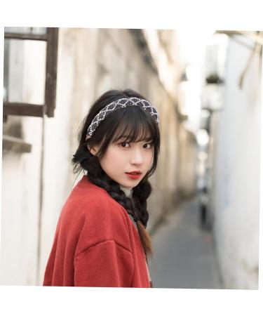 PLAFOPE Rhinestone Headband Womens Hair Bands Dressy Headbands for Women Hair Headbands for Women Head Bands for Hair Women Hair Bands Fashionable Headbands Wide Headbands - Buy Online on GoSupps.com